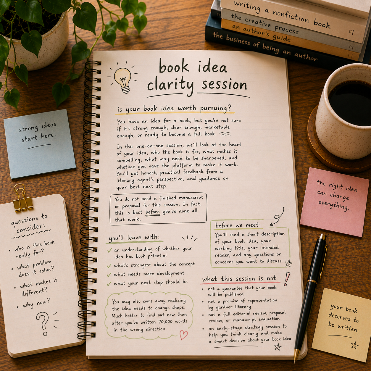 Book Idea Clarity Session Book Idea Clarity Session