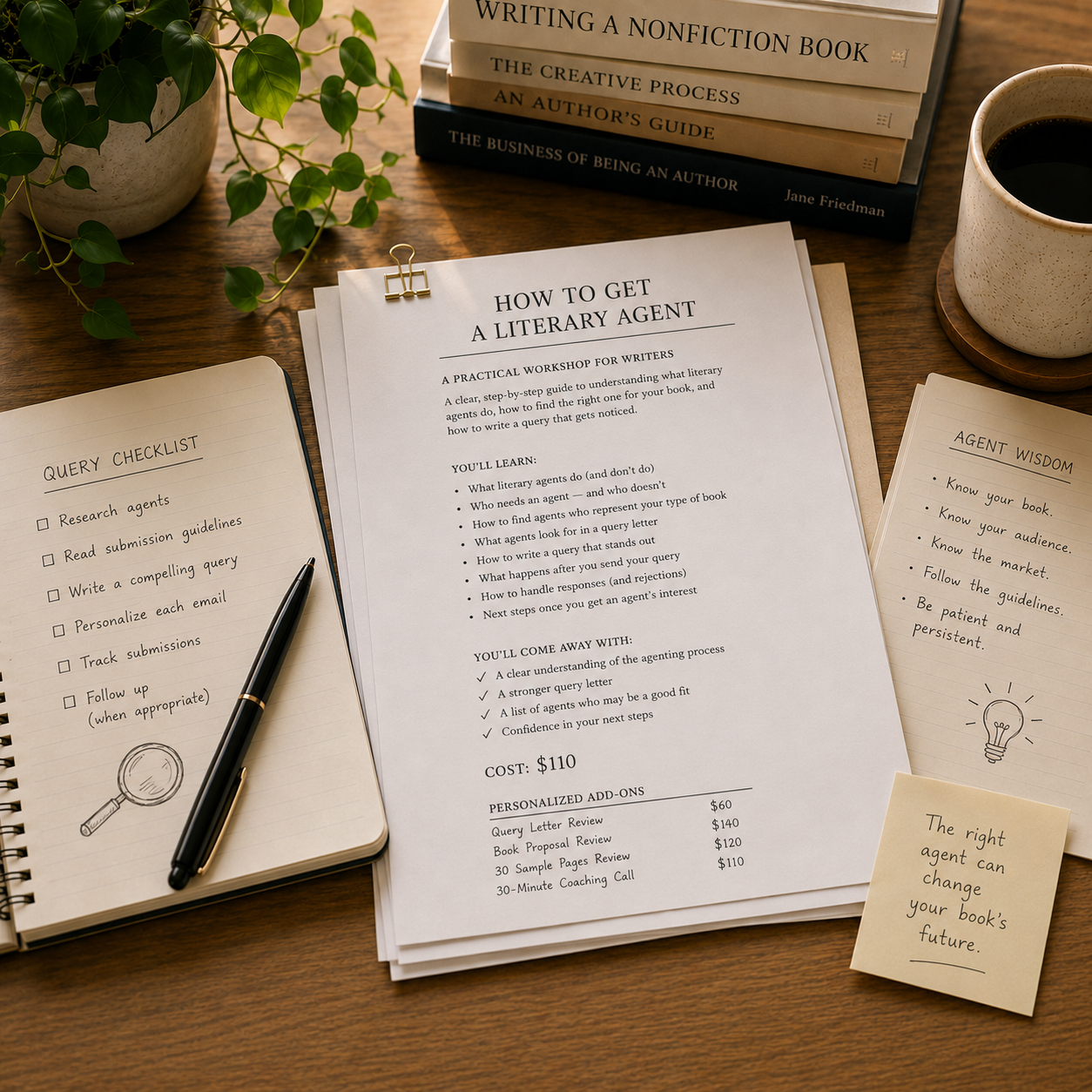 how-to-get-a-literary-agend How to get a literary agent workshop